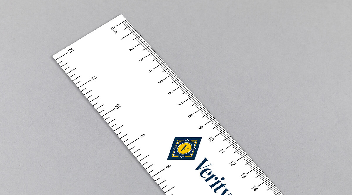 Ruler with School Logo